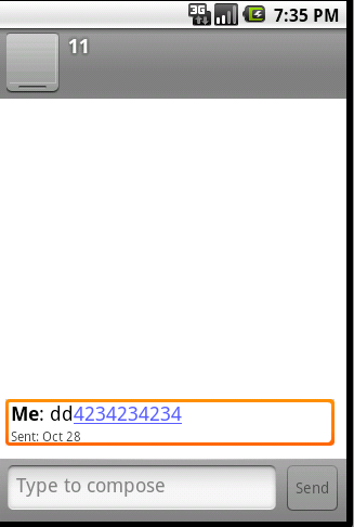 Android Default SMS Client
