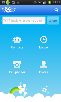 New Version of Skype in Android