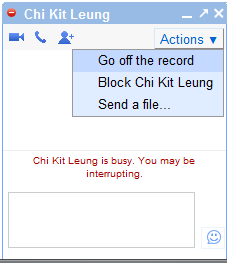 Google Chat Send a file