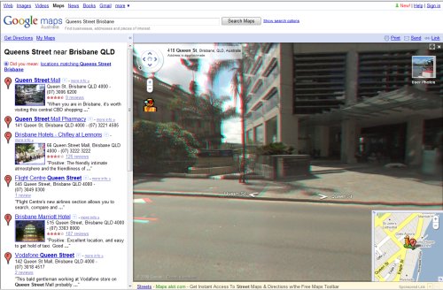 Google Street View 3D