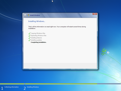 Windows 7 Setup