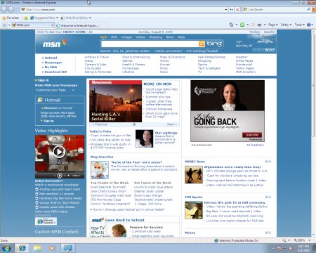 Windows 7 Internet Explorer