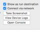 Wi-Fi debugging in xarmain