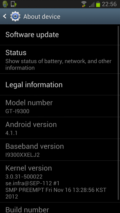 Jellybeans on Galaxy S3